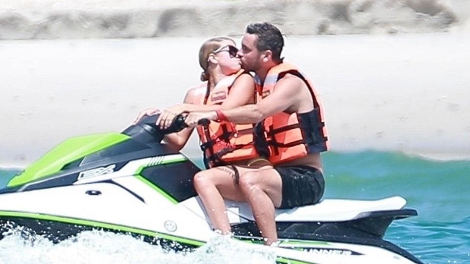 The pair were also spotted kissing in Mexico. Copyright: [Splash]