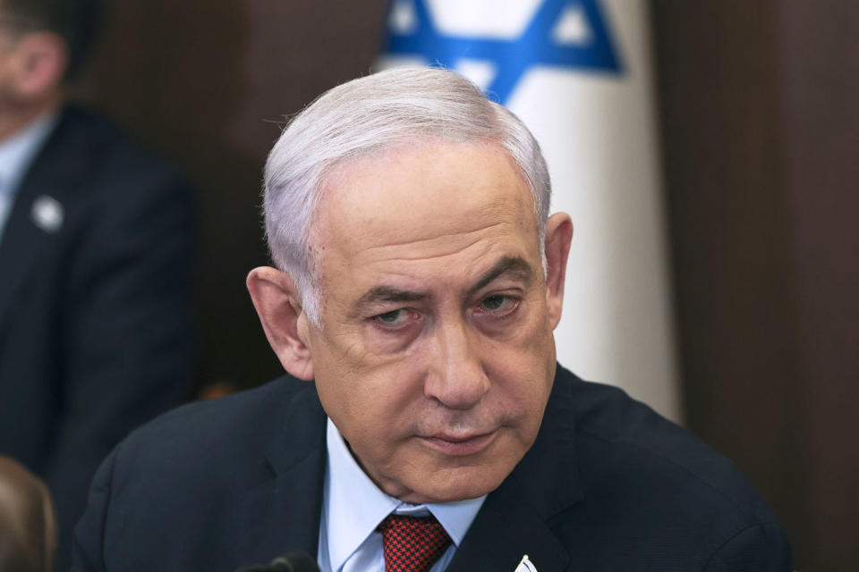 Israeli Prime Minister Benjamin Netanyahu. (Ronen Zvulun / Pool via AP)