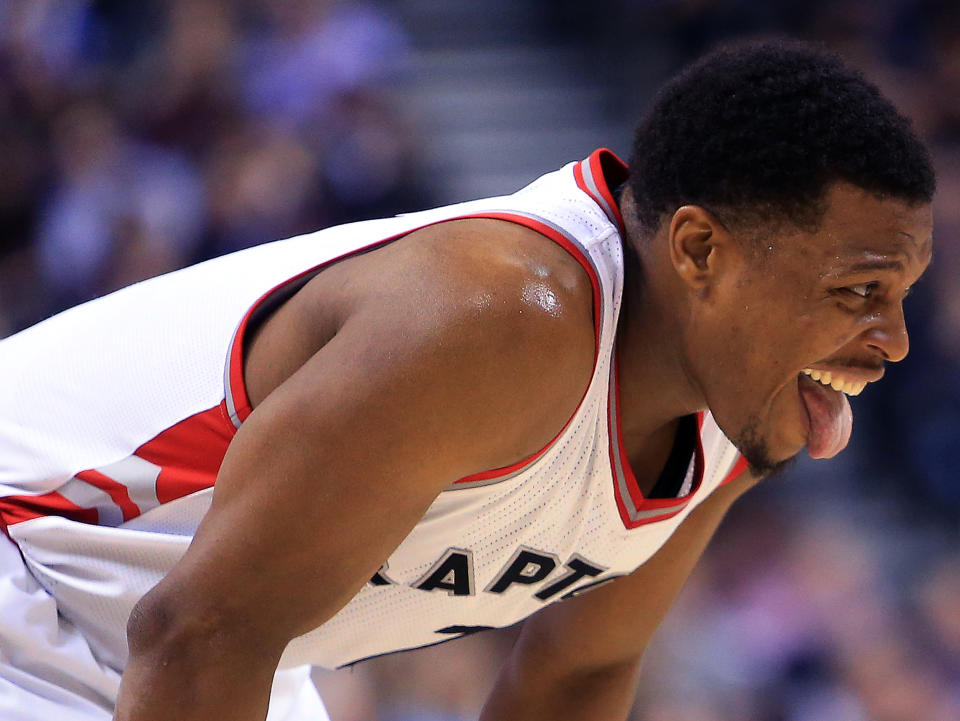 Kyle Lowry wants to be like Mike. Nice try, Kyle. (Getty Images)