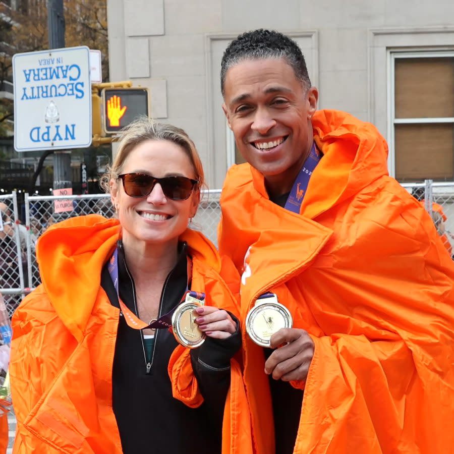 TJ Holmes Celebrates 2nd NYC Marathon With New Tattoo 3 Amy Robach