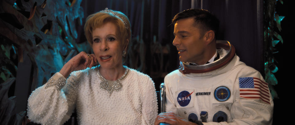 Carol Burnett and Ricky Martin in ‘Palm Royale’