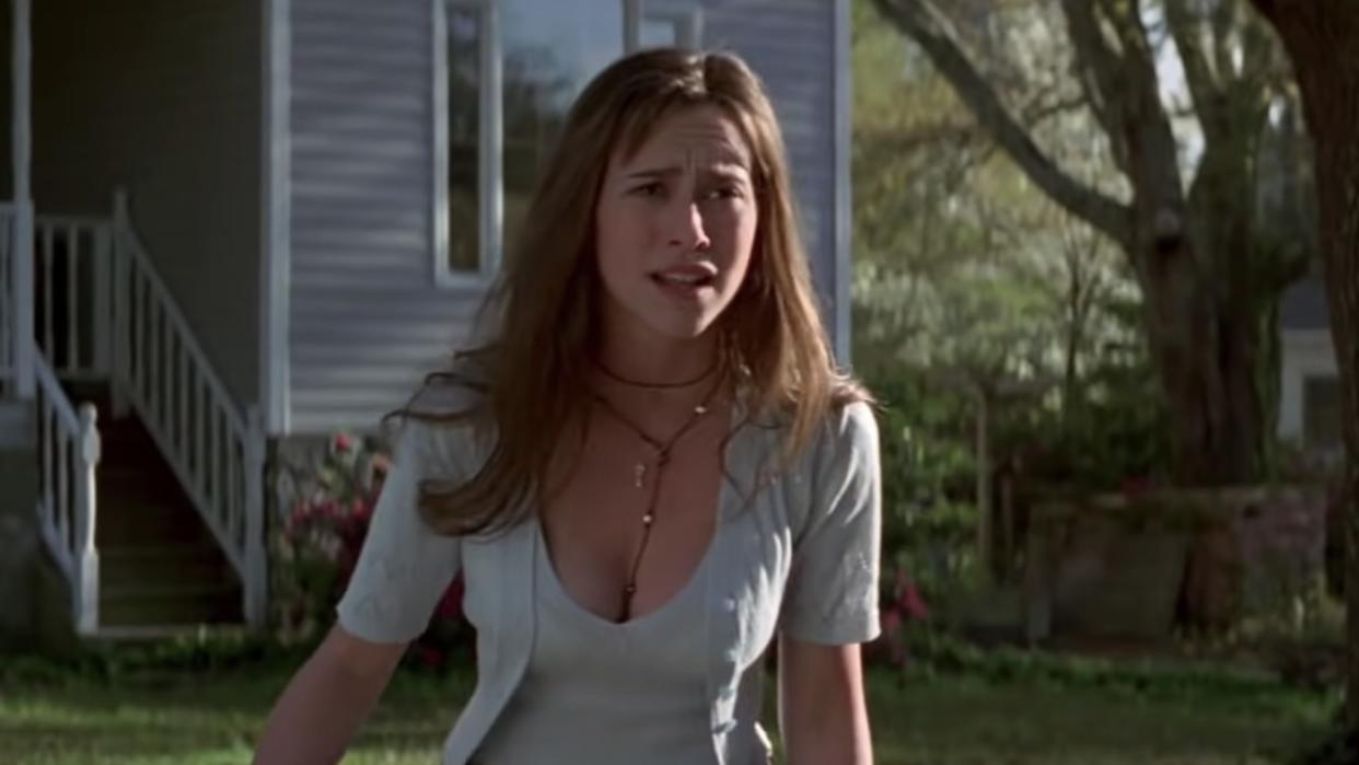  Jennifer Love Hewitt screaming in I Know What You Did Last Summer. 