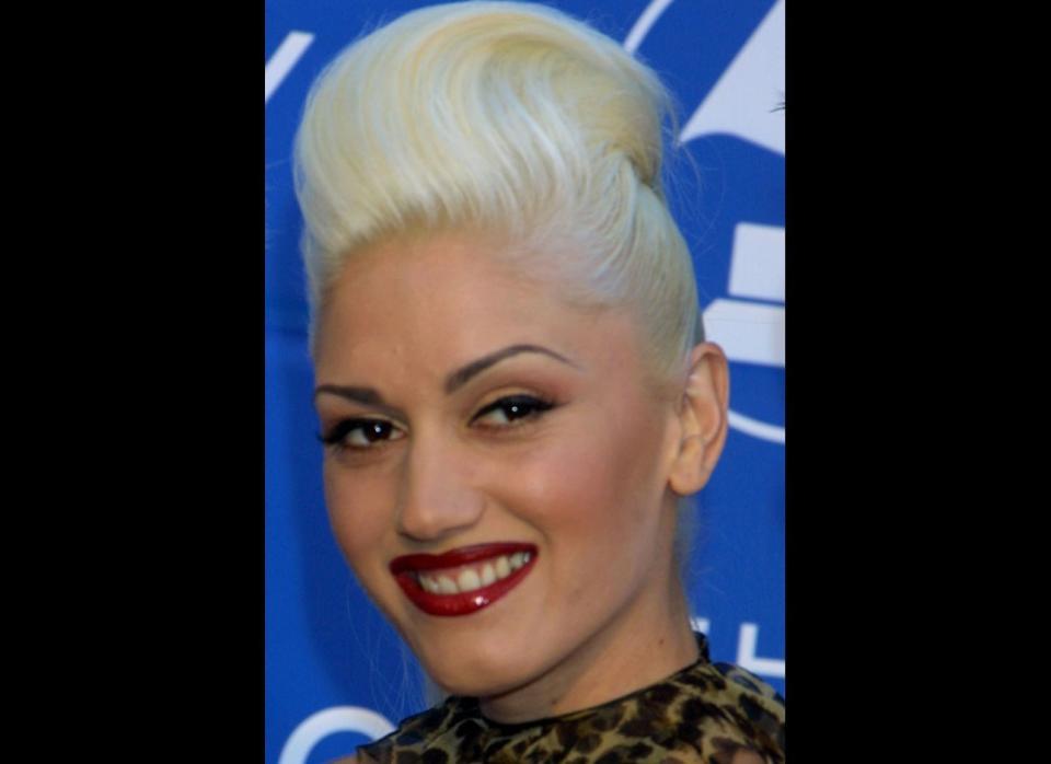 Gwen Stefani at the 44th Grammy Awards. 