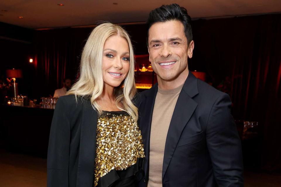 <p>Randy Shropshire/Getty </p> Kelly Ripa and Mark Consuelos