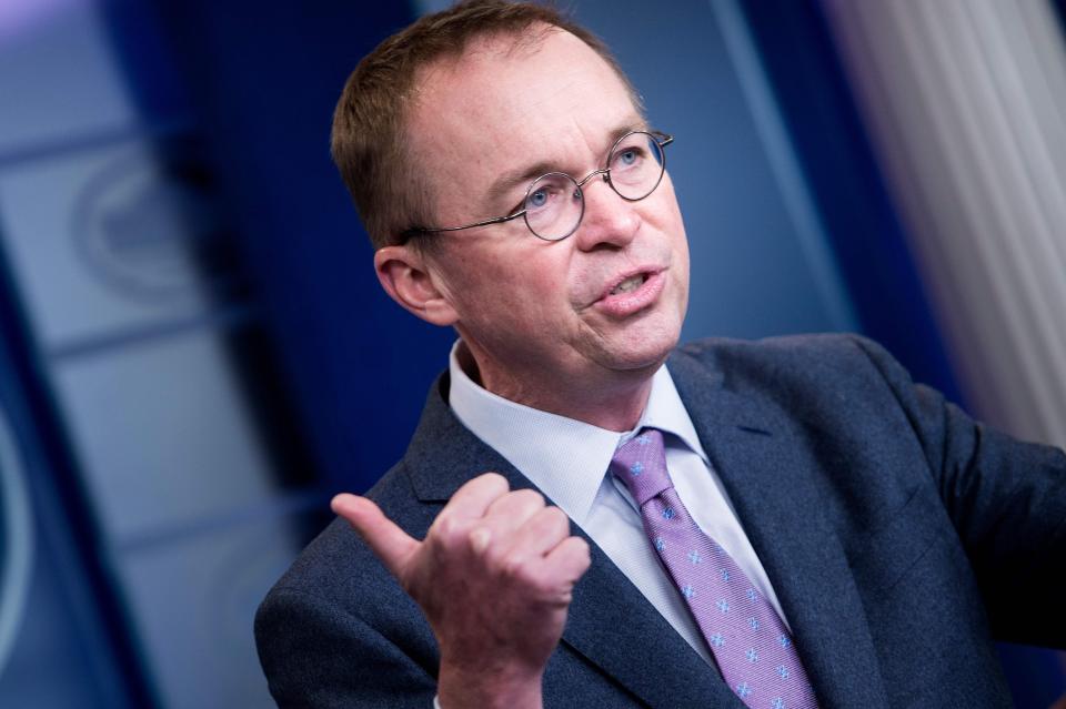 Acting White House chief of staff Mick Mulvaney in 2018.