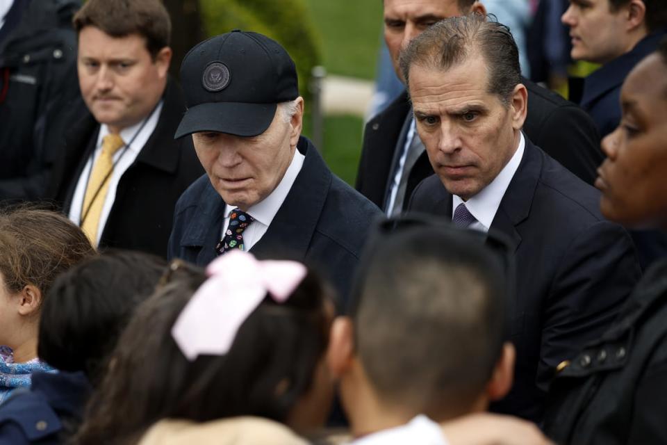 President Joe Biden and his son Hunter Biden.