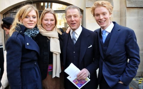 Emilia Fox, Lucy Fox, Edward Fox and Freddie Fox at a celebration of the Life of Sir John Mortimer at Southwark Cathedral - 17 Nov 2009 - Credit: Alan Davidson/Silverhub/REX/Shutterstock