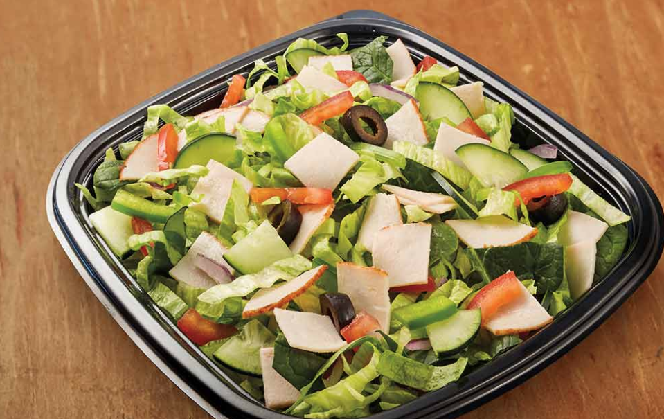 Subway Turkey Breast Chopped Salad with Subway Vinaigrette