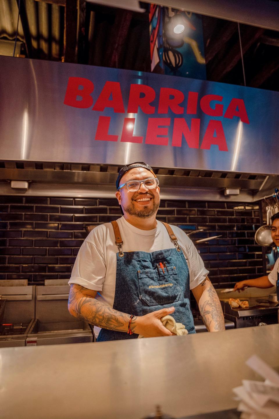 Mario Godinez, the co-owner of Barriga Llena in Antigua