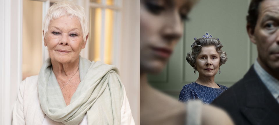 judi dench, the crown