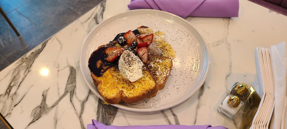 French toast at Lavender Cafe & Bistro in downtown Naples.