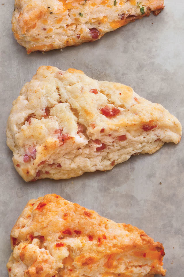 Ham-and-Swiss Scones