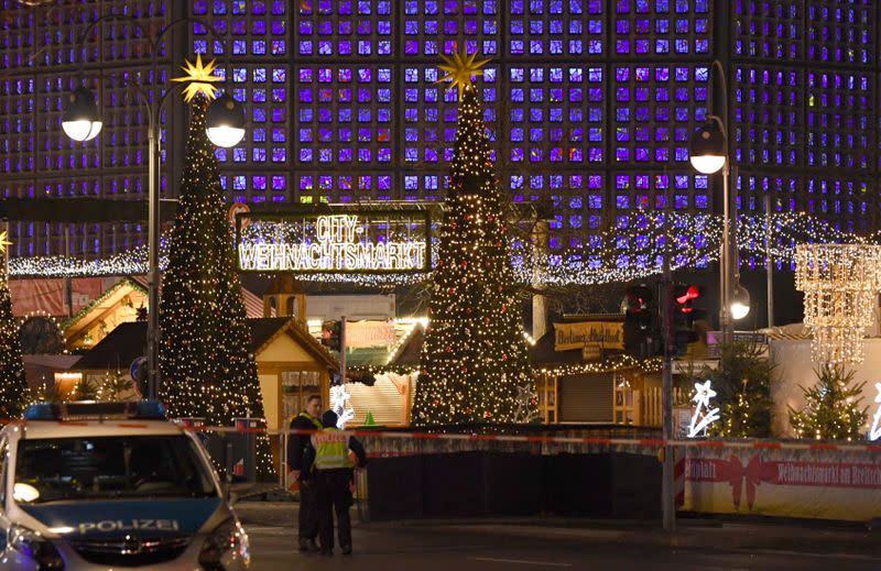 Police evacuated a Christmas market in Berlin
