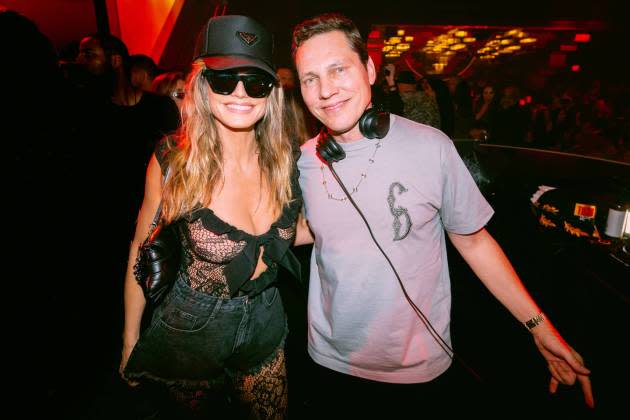 Klum and Tiësto - Credit: Conor Olmsted*