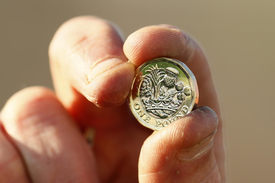 The new pound coin officially takes over from the old round pound on Sunday (Action Images via Reuters/Jason Cairnduff)