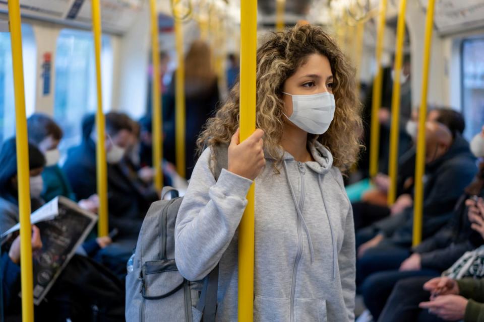 Public transport can be a breeding ground for bugs (Getty Images)