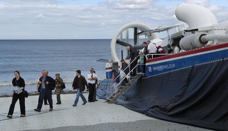 In July 2007, Stagecoach ran a two-week trial of a hovercraft service between Portobello and Kirkcaldy.  There were shuttle buses to the city centre and Leith. The service, called Forthfast, could carry 130 foot passengers at a time and proved popular with commuters and others. A total of 32,000 passengers made the 20-minute journey over the two weeks.Stagecoach was keen to carry the project forward and pledged to invest more than £10 million in two craft plus infrastructure, but the plans for a permanent route were sunk when Edinburgh City Council refused planning permission for a terminal. (Photo: Neil Hanna)
