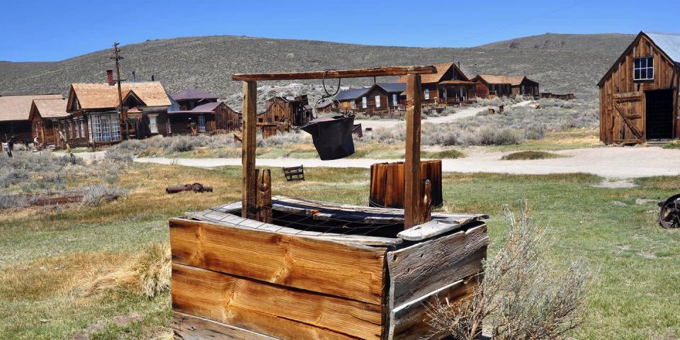 <p>This former silver- and gold-mining boomtown in the Sierra Nevadas dates back to 1876, and during its heyday, 10,000 people called Bodie home (the last few residents left in the 1940s). Today, the <a href="https://www.tripadvisor.com/Attraction_Review-g32110-d102532-Reviews-Bodie_State_Historic_Park-Bridgeport_California.html" rel="nofollow noopener" target="_blank" data-ylk="slk:ghost town" class="link ">ghost town</a> features more than 150 decaying buildings, including a church, post office, and, of course, numerous saloons!</p><p><strong>More:</strong> <a href="https://www.bestproducts.com/fun-things-to-do/g3092/most-haunted-places-in-nyc/" rel="nofollow noopener" target="_blank" data-ylk="slk:Don't Be Afraid to Visit NYC's Most Haunted Places" class="link ">Don't Be Afraid to Visit NYC's Most Haunted Places</a></p>
