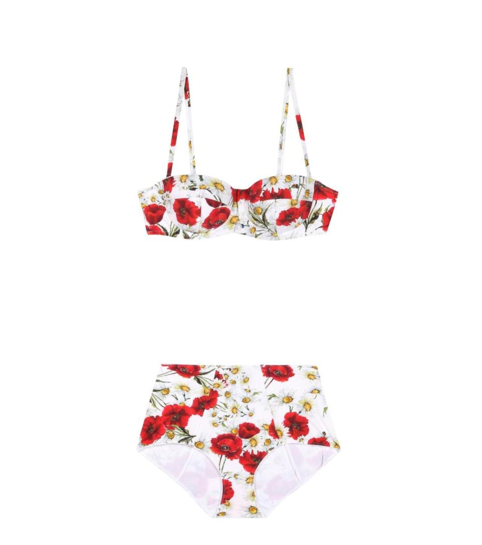 Dolce and Gabbana Printed Bikini