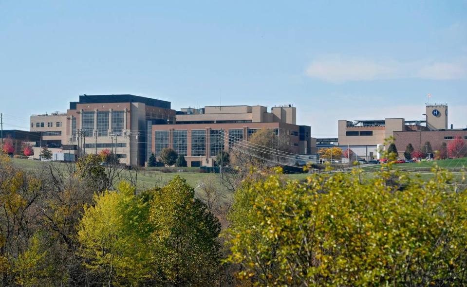 A view of Mount Nittany Medical Center on Wednesday, Oct. 21, 2020.