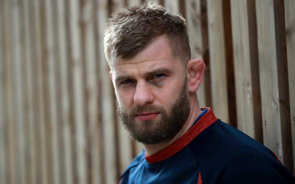 George Kruis poses during the England media session held at Harwell Laboratories Recreational Association on February 26, 2020 in Didcot, England - Getty Images
