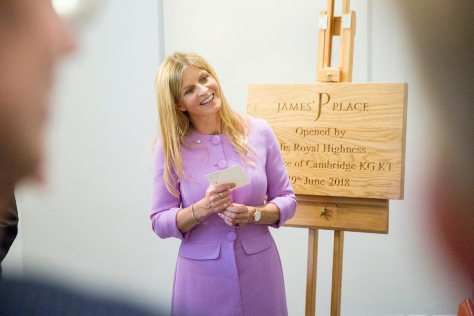 Clare Milford Haven at the opening of James Place (James’ Place)