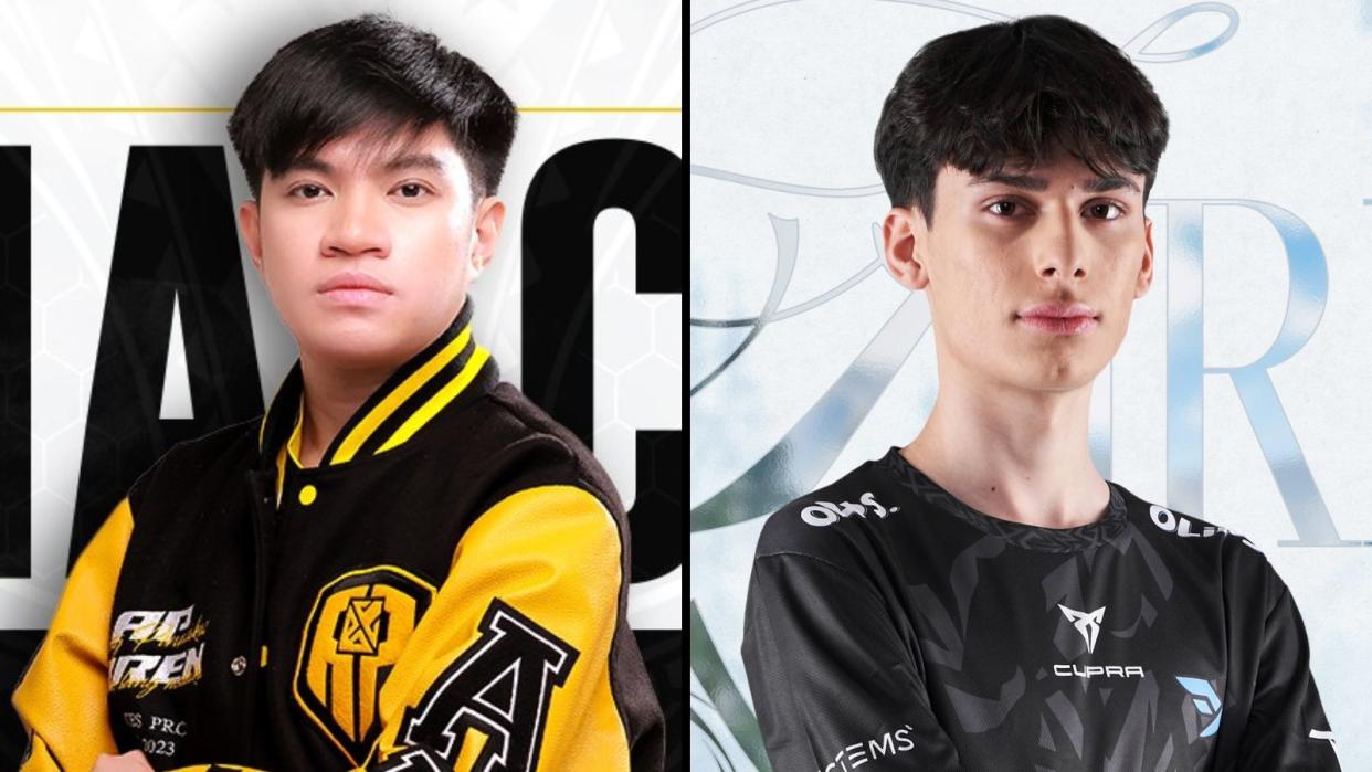 The penultimate day of the Mobile Legends: Bang Bang M5 World Championship saw the Philippines' AP.Bren and Turkey's Fire Flux Esports claim two more spots in the Playoffs. Pictured: AP.Bren Pheww, Fire Flux Esports Tienzy. (Photos: AP.Bren, Fire Flux Esports)