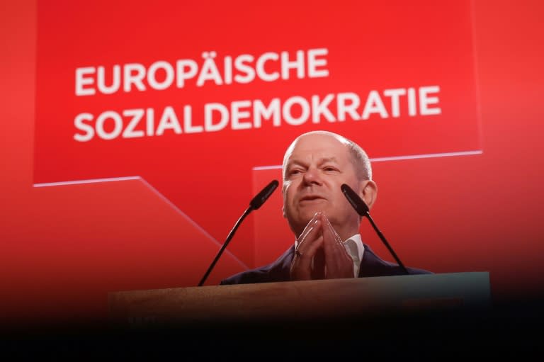 'Democracy is threatened by this kind of act,' Scholz said on Saturday (Odd ANDERSEN)