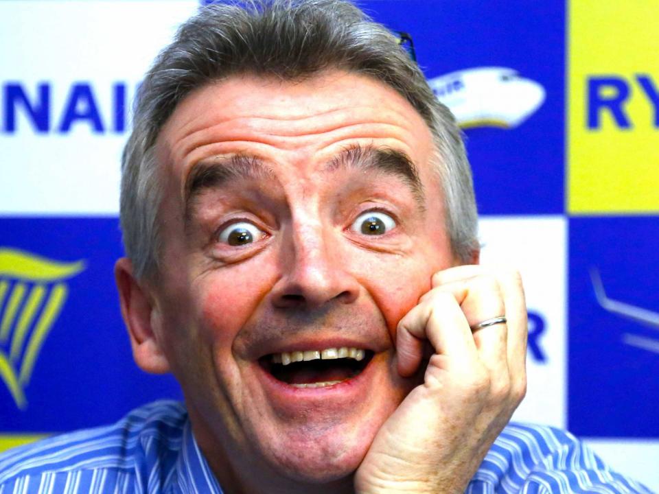 Ryanair Chief Executive Officer Michael O'Leary addresses a news conference in Brussels November 27, 2013. The Irish low-fare airline Ryanair announced that it will operate flights from Zaventem's international airport near Brussels from February 2014.