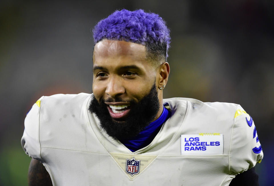 Odell Beckham Jr. of the Los Angeles Rams