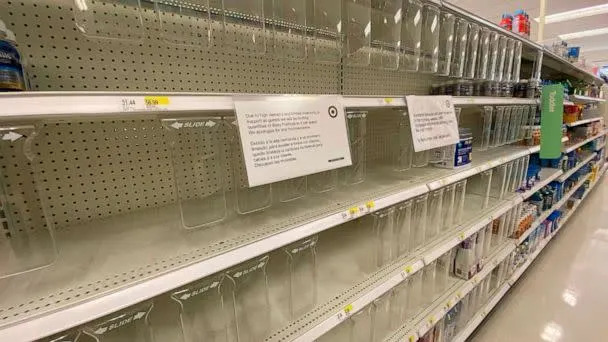 PHOTO: Normally fully stocked shelves of baby forumala are empty in a Target store in Queens, New York, June 23, 2022. (Universal Images Group via Getty Images, FILE)