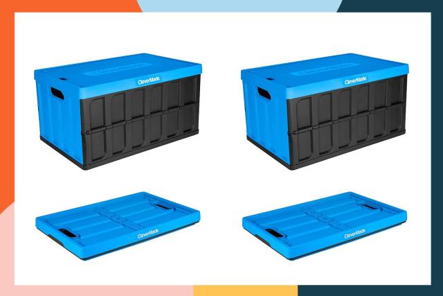 Best Buy: CleverMade Plastic Collapsible Utility Crate(3-Pack