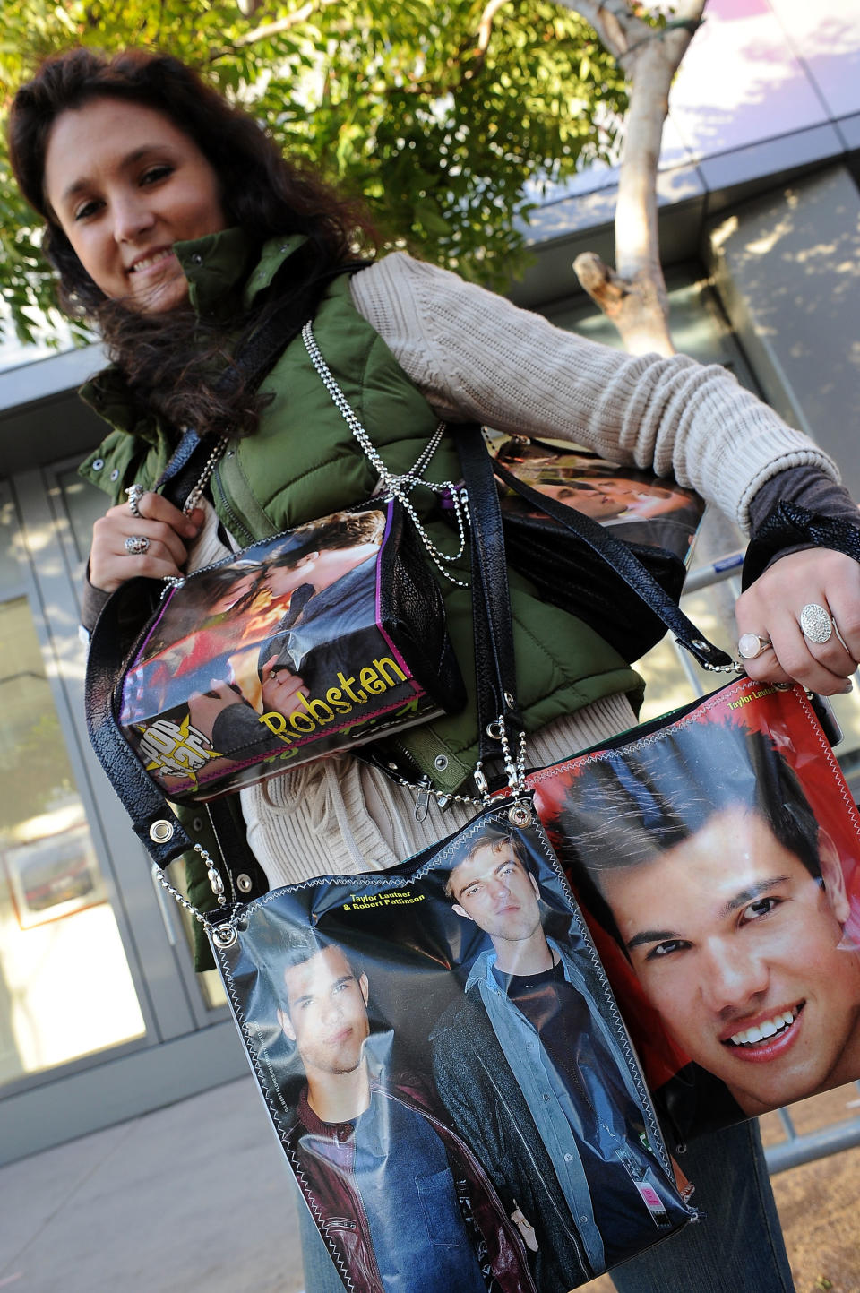 Fans Line Up For The Premiere Of "The Twilight Saga: Breaking Dawn - Part 1" At The Nokia Plaza