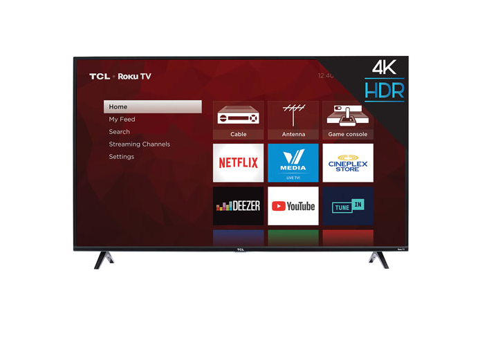 TCL 4-Series 55” 4K Roku Smart TV 