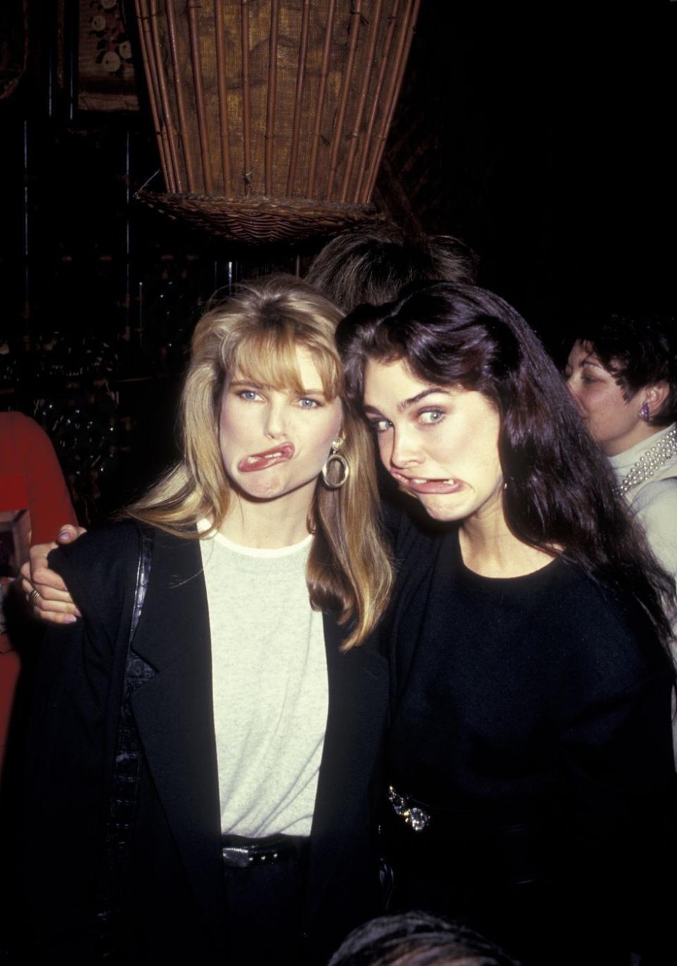 Christie Brinkley and Brooke Shields