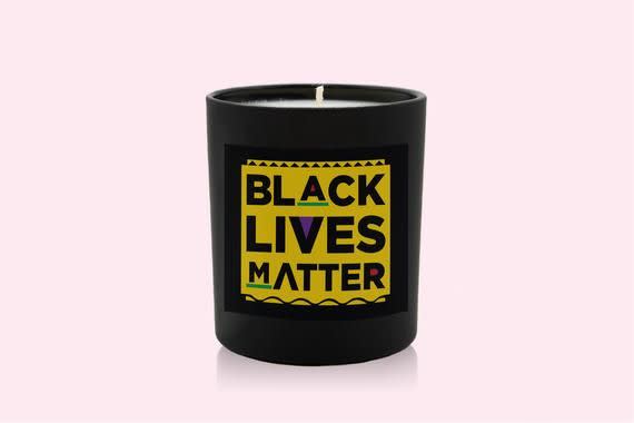7) Black Lives Matter Soy Candle, Quote Candle,Hand-poured Candle, Scented Soy Candle, Gift, Premium Soy Candle, Unique Gifts