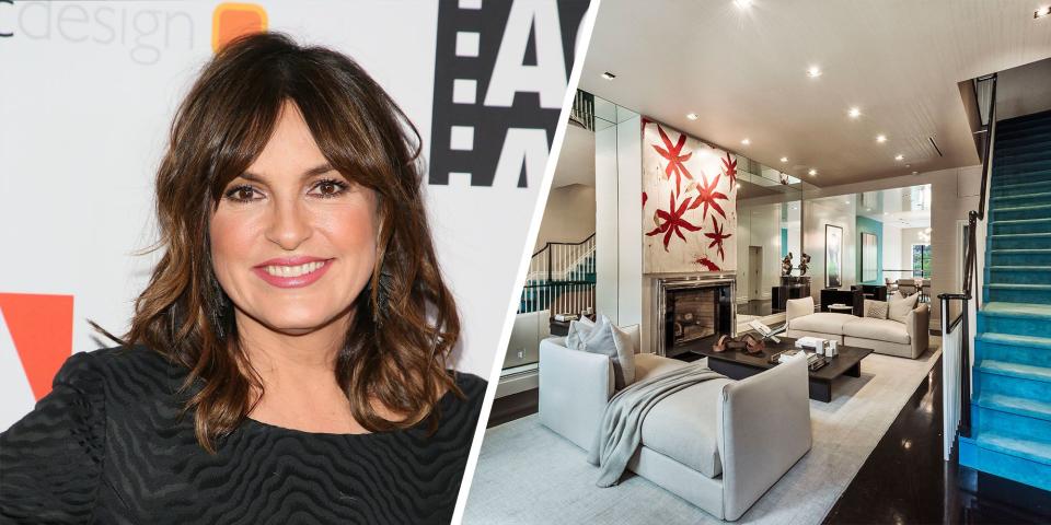<p>Mariska Hargitay, who is best known for her role as detective Olivia Benson in “Law & Order: Special Victims Unit,” has just listed the stunning <a rel="nofollow noopener" href="https://www.wsj.com/articles/mariska-hargitay-lists-colorful-nyc-townhome-for-10-75-million-1539787657" target="_blank" data-ylk="slk:Upper West Side townhome;elm:context_link;itc:0;sec:content-canvas" class="link ">Upper West Side townhome</a> she shares with her husband, actor Peter Hermann, for $10.75 million. The colorful, six-floor property, located at <a rel="nofollow noopener" href="https://www.corcoran.com/nyc-real-estate/for-sale/upper-west-side/45-west-84th-street/5576231" target="_blank" data-ylk="slk:45 West 84th Street;elm:context_link;itc:0;sec:content-canvas" class="link ">45 West 84th Street</a>, has five bedrooms, six bathrooms, and three powder rooms. At approximately 7,000 square feet, the space is complete with an elevator, a finished basement, and a rooftop den. Plus, air-conditioning and home security systems, a vented laundry room, and heated bathroom flooring are just a few renovations the lucky buyer of this property will enjoy. Scroll down for a look inside the home. <br></p>
