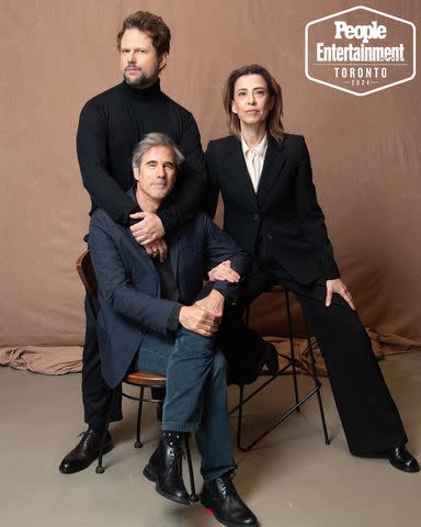 <p>Ben Trivett/Shutterstock</p> Selton Mello, Walter Salles and Fernanda Torres