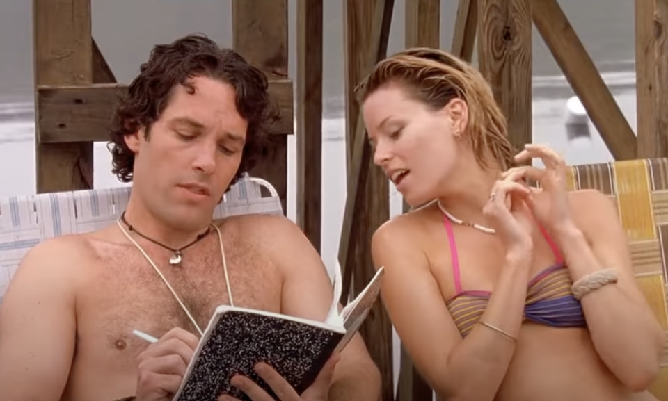 Closeup of Paul Rudd and Elizabeth Banks