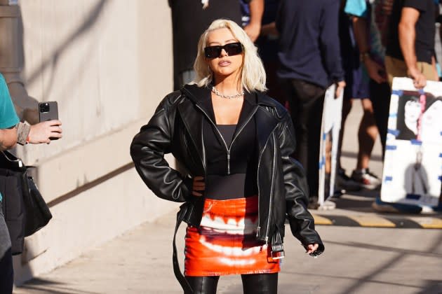 Christina Aguilera's Oversize Biker Jacket Is the Fall Staple We Need: Shop  the Trend Starting at $42