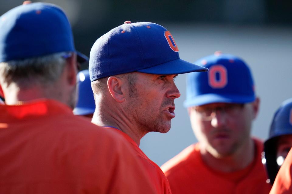 Coach Tom Marker and Olentangy Orange advanced to a Division I regional semifinal with Wednesday's win over Pickerington North.