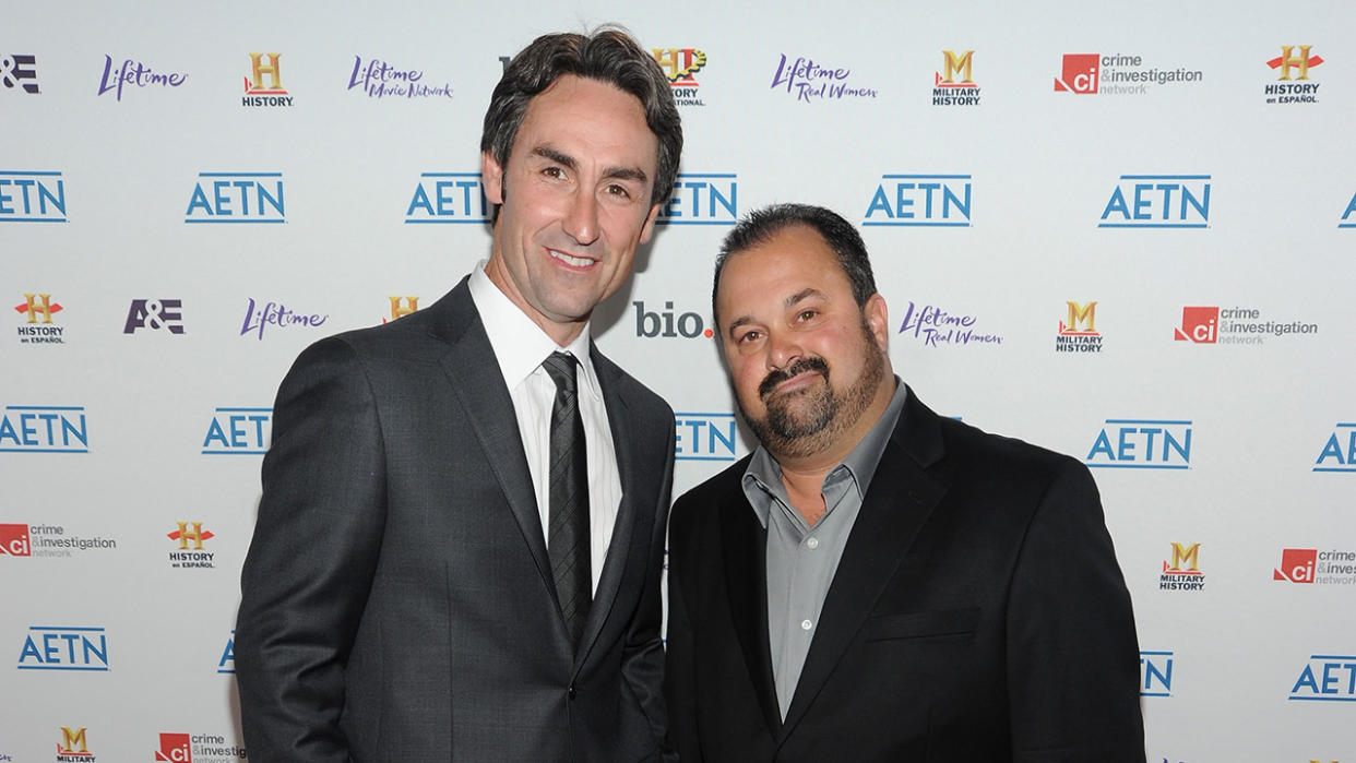  Frank Fritz and Mike Wolfe in happier times during American Pickers' run. 