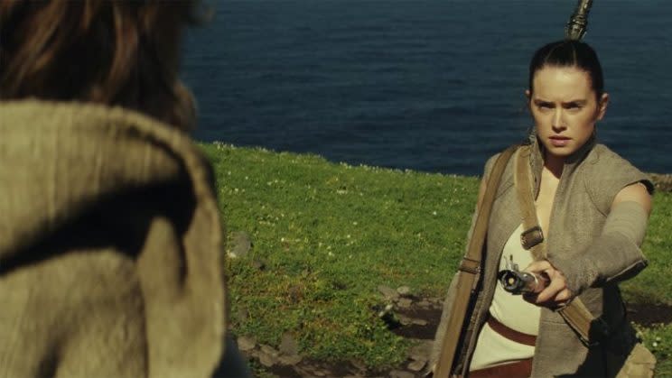 Daisy Ridley as Rey in ‘Star Wars: The Force Awakens’ (Photo: YouTube Star Wars/Screengrab)
