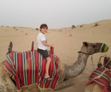 <p>“Happy#Thanksgiving Canada!” the 11-year-old <em>Room</em> star wished the people of his homeland, along with a picture of himself on a camel. “Eat some turkey for me!” (Photo: <a rel="nofollow noopener" href="https://www.instagram.com/p/BaDquR5DWX-/?taken-by=jacobtremblay" target="_blank" data-ylk="slk:Jacob Tremblay via Instagram;elm:context_link;itc:0;sec:content-canvas" class="link ">Jacob Tremblay via Instagram</a>) </p>