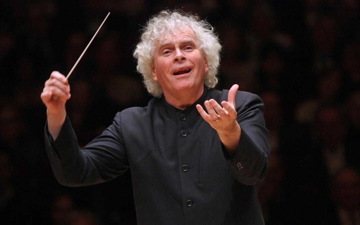 Sir Simon Rattle was among the figures who said in the open letter that the cuts were 'clearly completely untenable'