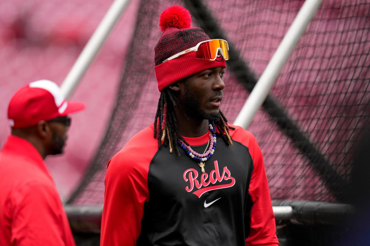 Cincinnati Reds infielder Elly De La Cruz