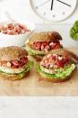 <p>Say hello to a refreshing, Mediterranean twist on burger night. </p><p><em><a href="https://www.womansday.com/food-recipes/food-drinks/recipes/a53327/greek-turkey-burgers/" rel="nofollow noopener" target="_blank" data-ylk="slk:Get the Greek Turkey Burgers recipe.;elm:context_link;itc:0;sec:content-canvas" class="link ">Get the Greek Turkey Burgers recipe.</a></em></p>