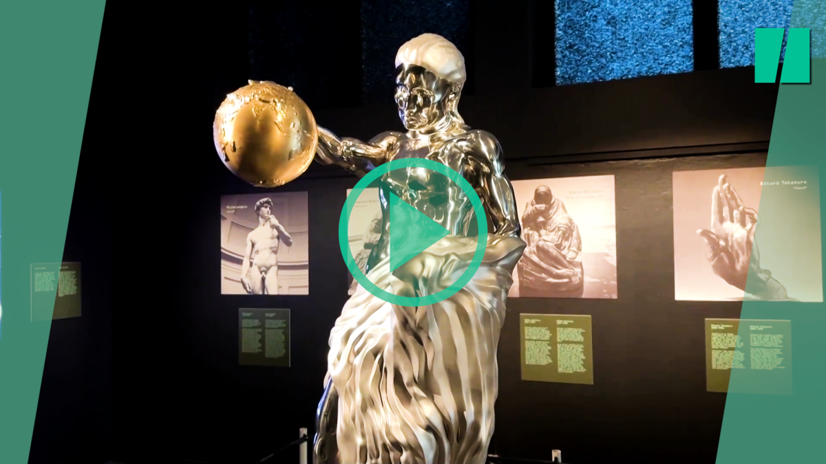 Eine KI erschafft eine Skulptur aus den Werken von Michelangelo und Rodin