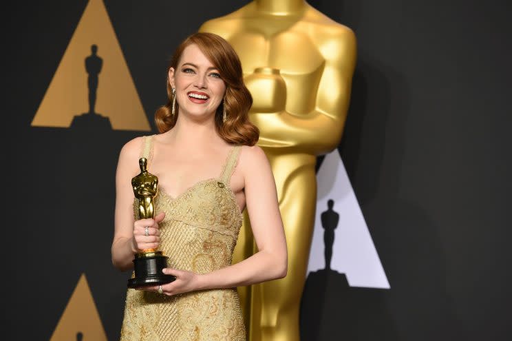 2017 wurde Emma Stone mit einem Oscar als beste Hauptdarstellerin für ihre Rolle in „La La Land“ ausgezeichnet.