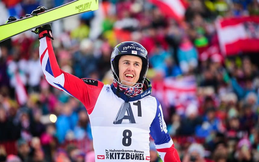 See the likes of Alpine skier Dave Ryding in action in South Korea